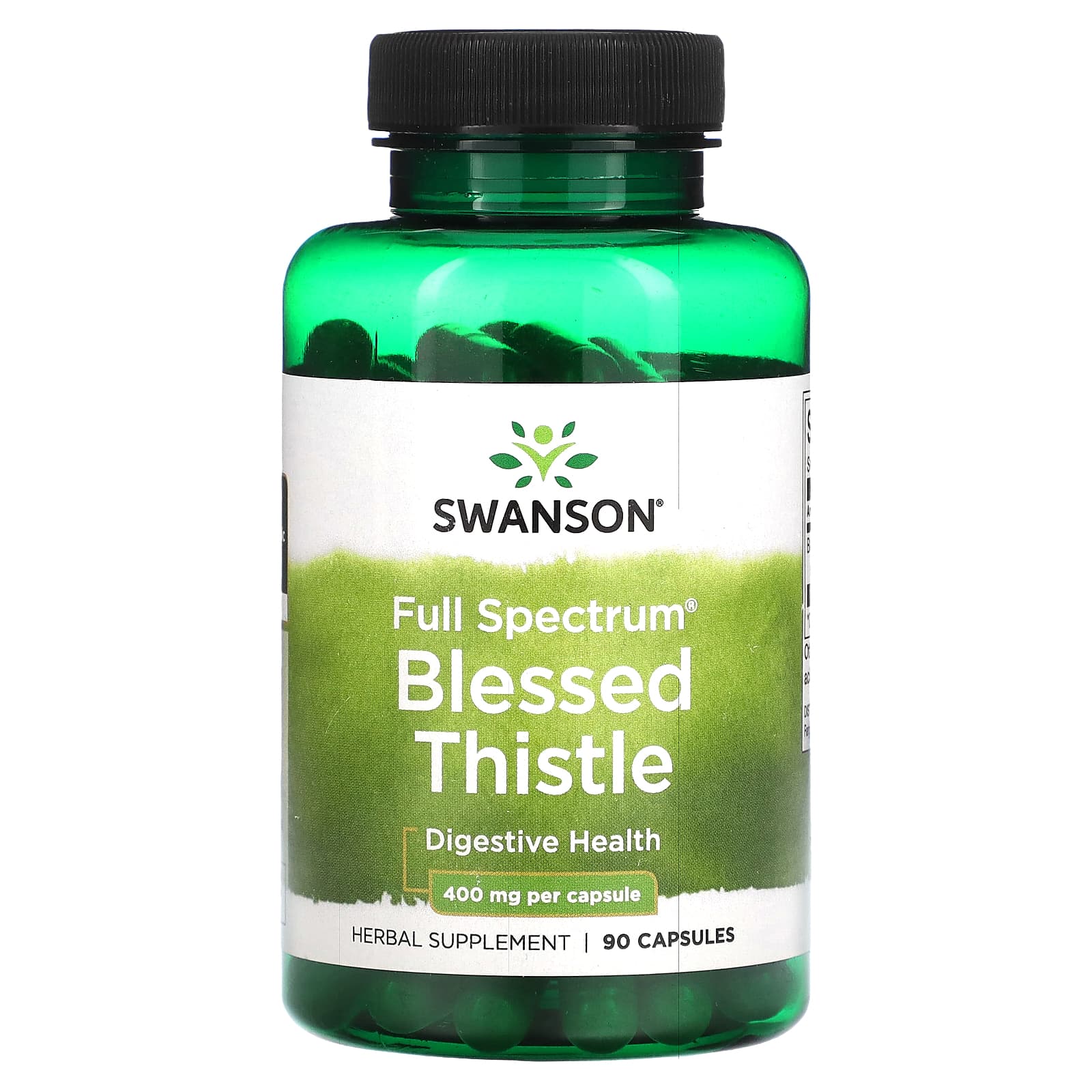 Swanson-Full Spectrum-Blessed Thistle-400 mg-90 Capsules