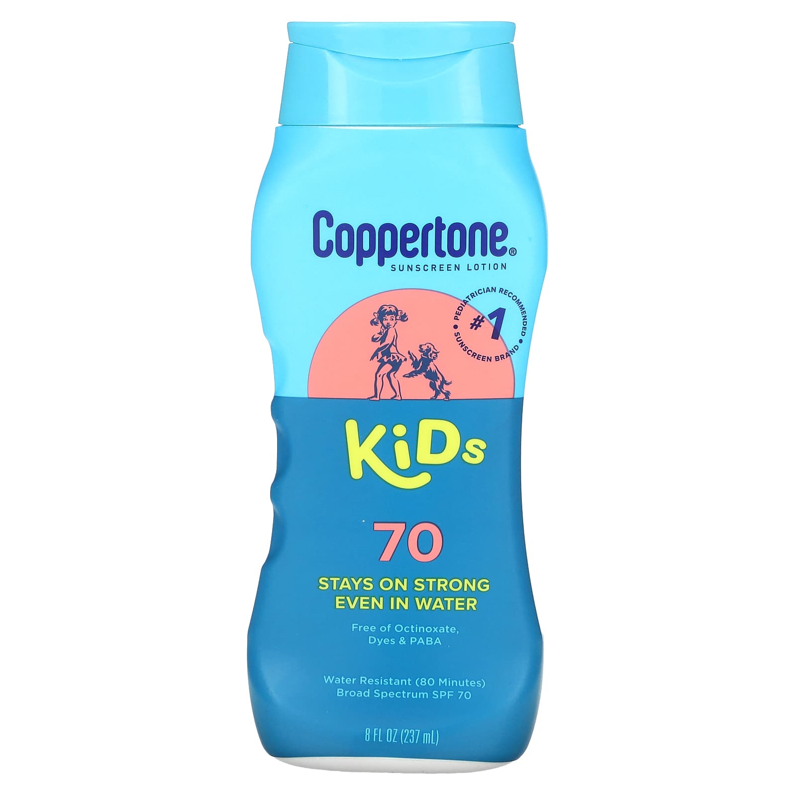 Coppertone-Kids-Sunscreen Lotion- SPF 70-8 fl oz (237 ml)