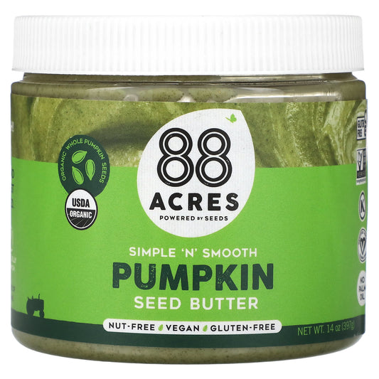 88 Acres-Simple 'N' Smooth-Pumpkin Seed Butter-14 oz (397 g)