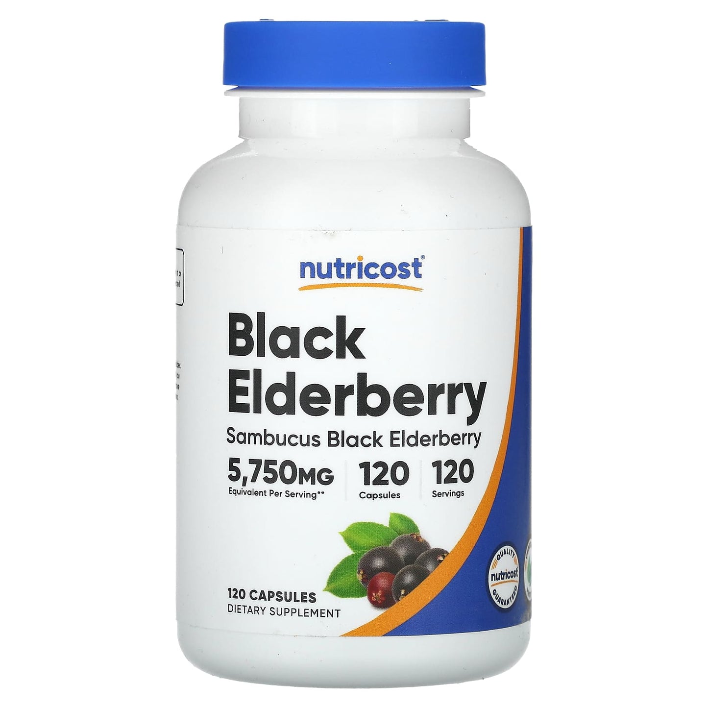 Nutricost-Black Elderberry-5,750 mg-120 Capsules