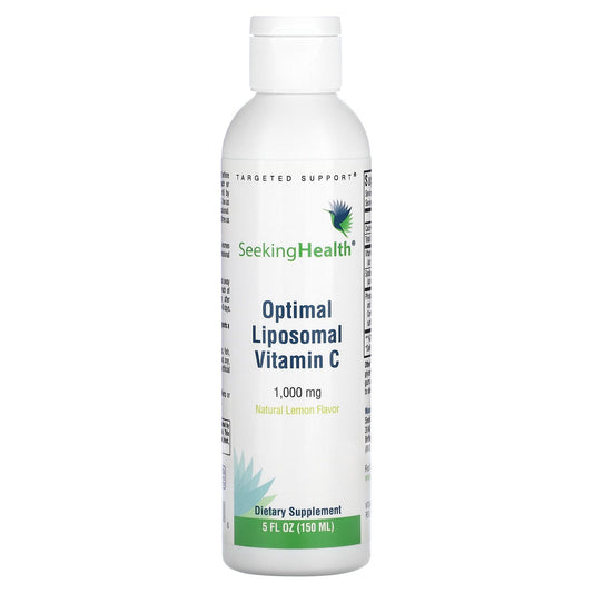 Seeking Health-Optimal Liposomal Vitamin C-Natural Lemon-1,000 mg-5 fl oz (150 ml)