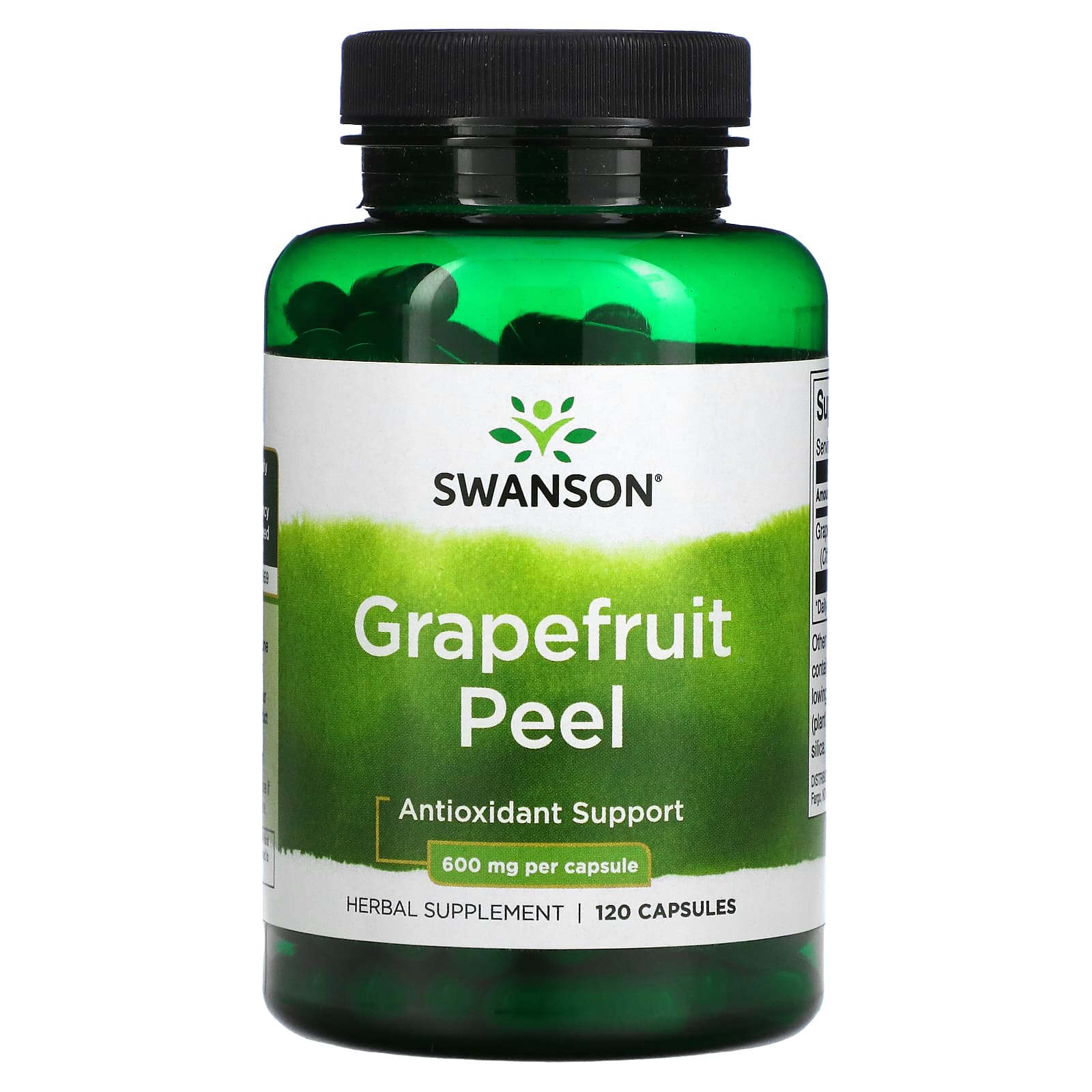 Swanson-Grapefruit Peel-600 mg-120 Capsules