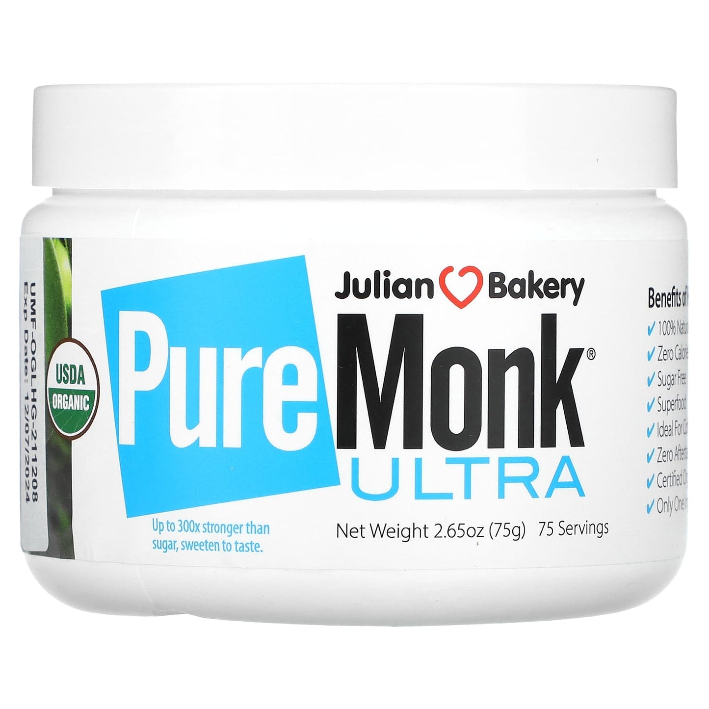 Julian Bakery-Pure Monk Ultra-2.65 oz (75 g)