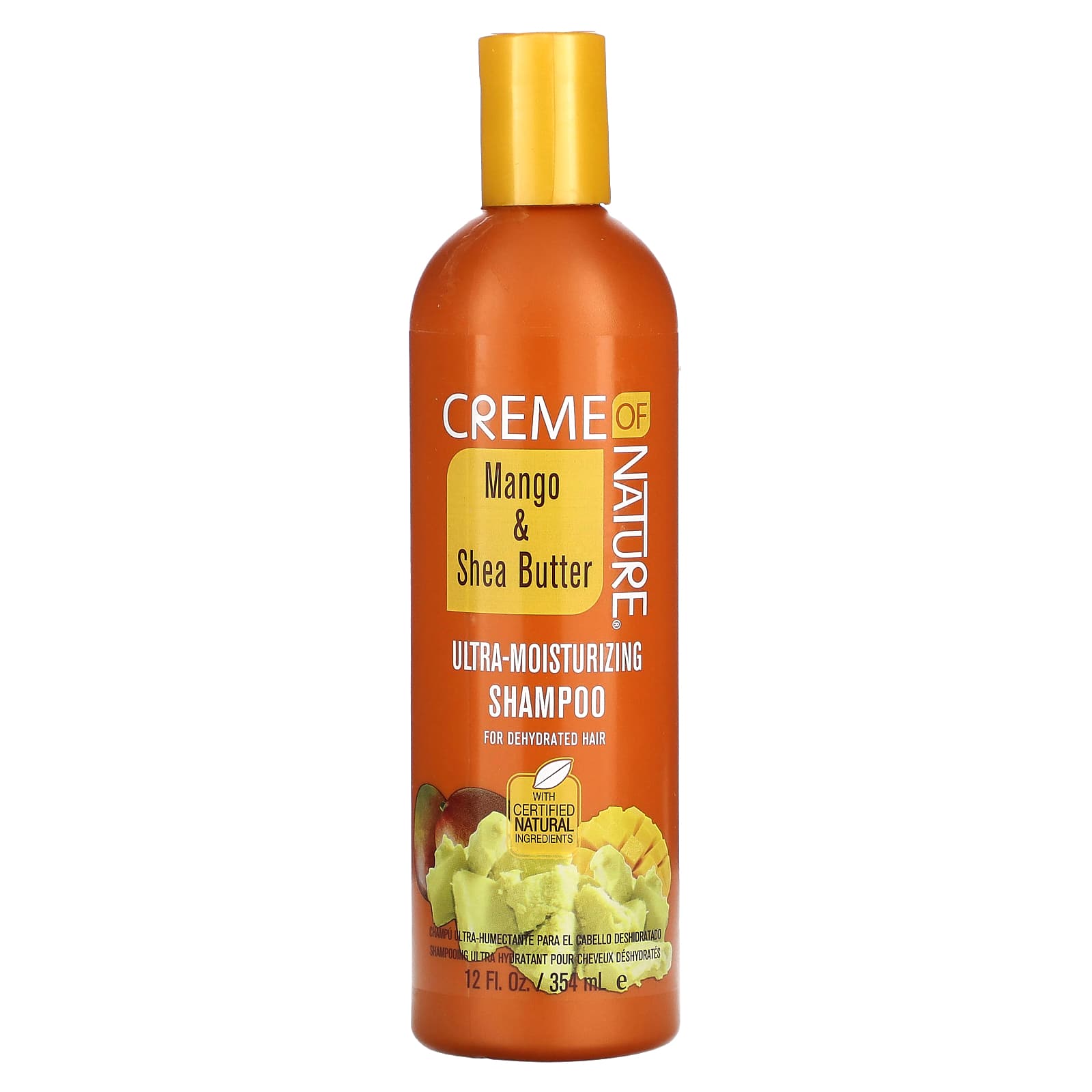 Creme Of Nature-Ultra-Moisturizing Shampoo-Mango & Shea Butter-12 fl oz (354 ml)