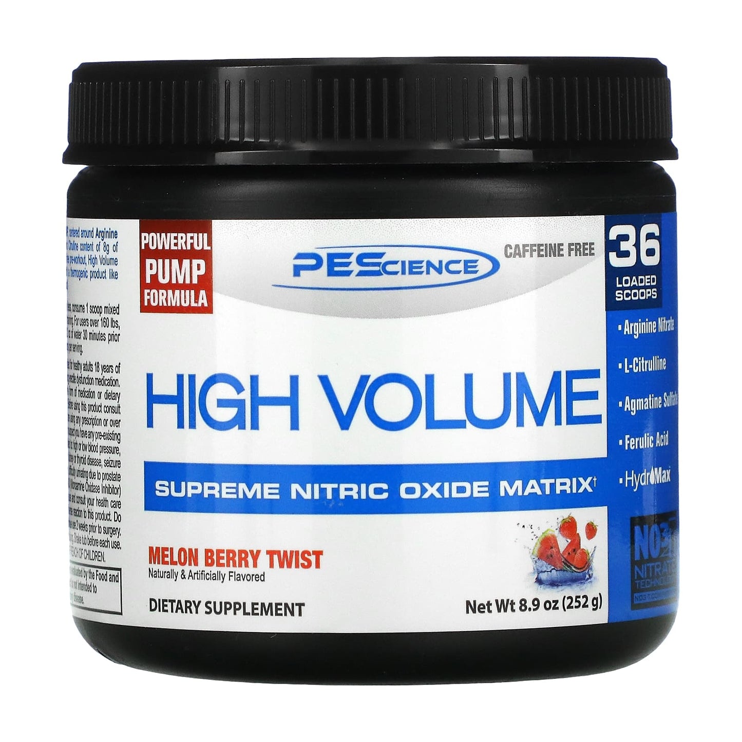 PEScience-High Volume-Supreme Nitric Oxide Matrix-Melon Berry Twist-8.9 oz (252 g)