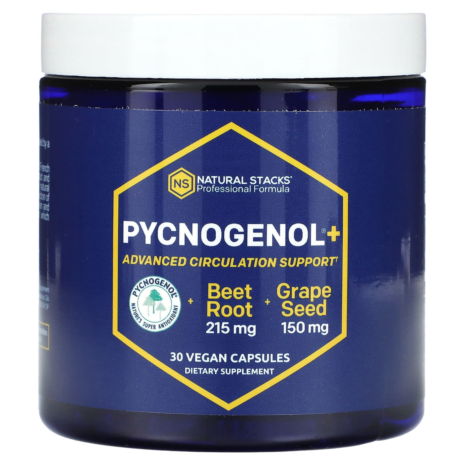 Natural Stacks-Pycnogenol +-30 Vegan Capsules