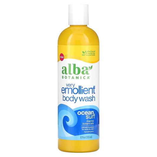 Alba Botanica-Very Emolient Body Wash-Ocean Surf-12 fl oz (355 ml)