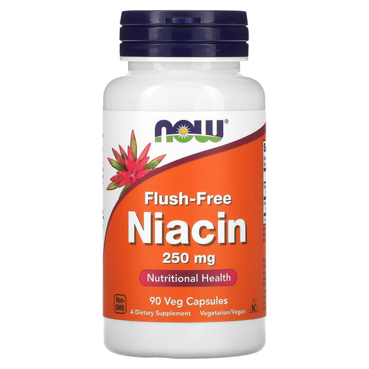 NOW Foods-Flush-Free Niacin-250 mg-90 Veg Capsules