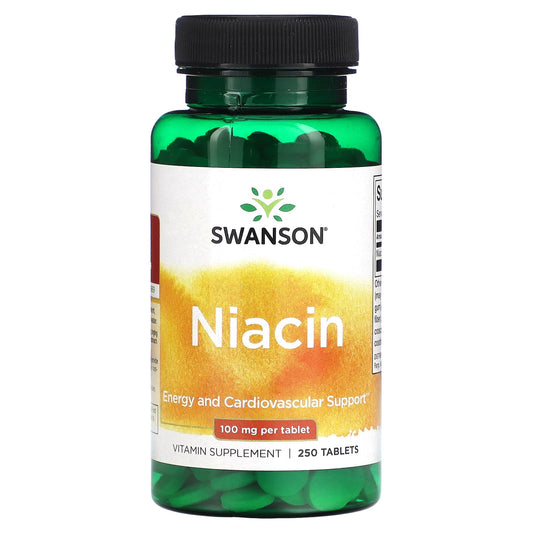 Swanson-Niacin-100 mg-250 Tablets