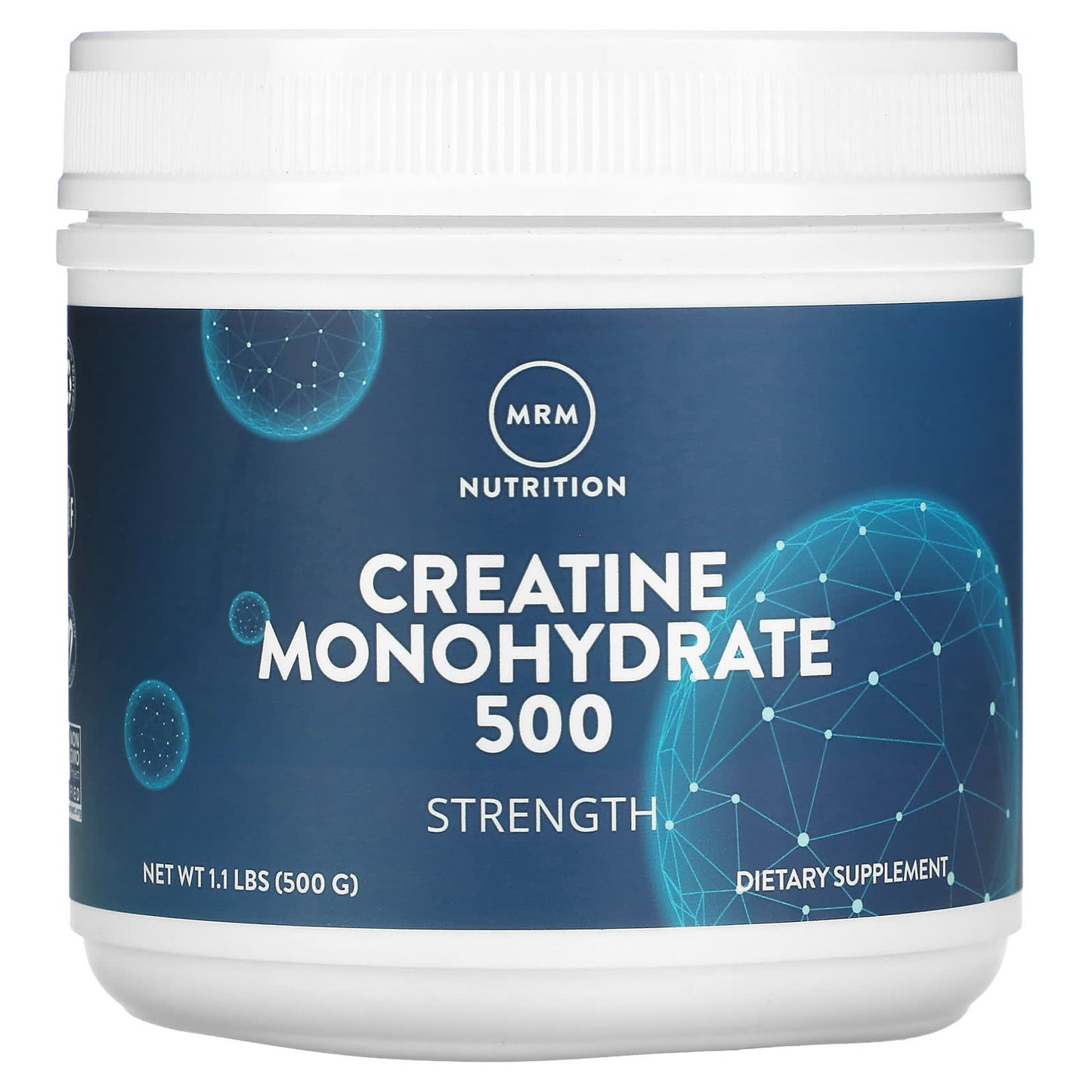 MRM Nutrition-Creatine Monohydrate 500-Strength-1.1 lbs (500 g)