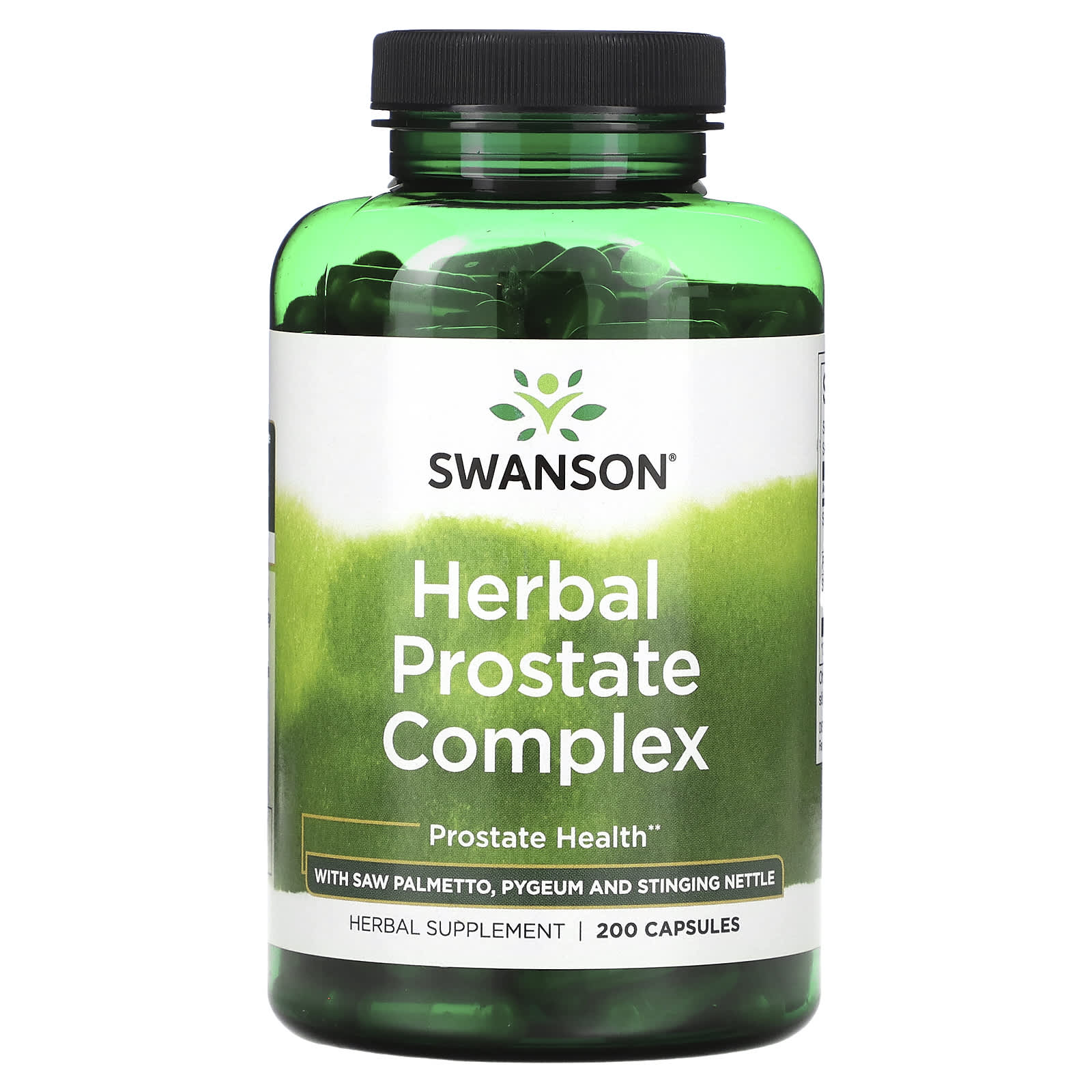 Swanson-Herbal Prostate Complex with Saw Palmetto-Pygeum and Stinging Nettle-200 Capsules