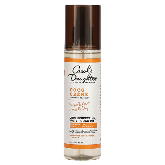 Carol's Daughter-Coco Creme-Curl Perfecting Water Coco Mist-For Very Dry-Curly To Coily Hair-8.45 fl oz (250 ml)