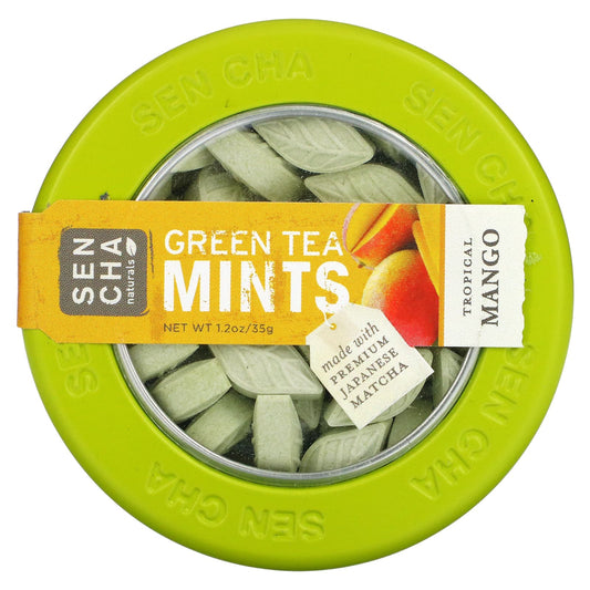 Sencha Naturals-Green Tea Mints-Tropical Mango-1.2 oz (35 g)