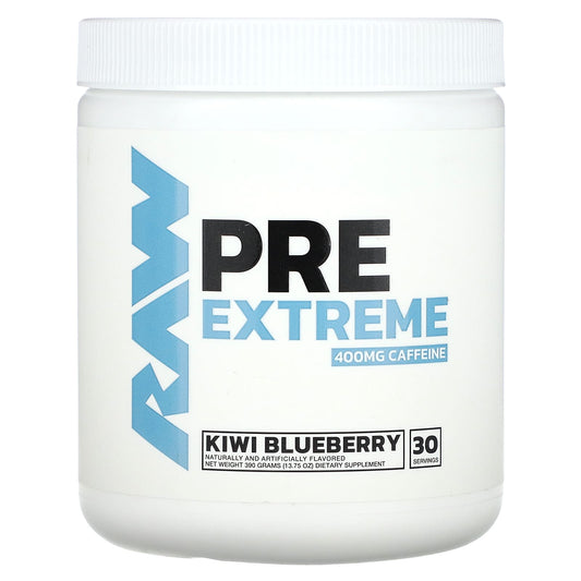 Raw Nutrition-Pre Extreme-Kiwi Blueberry-13.75 oz (390 g)