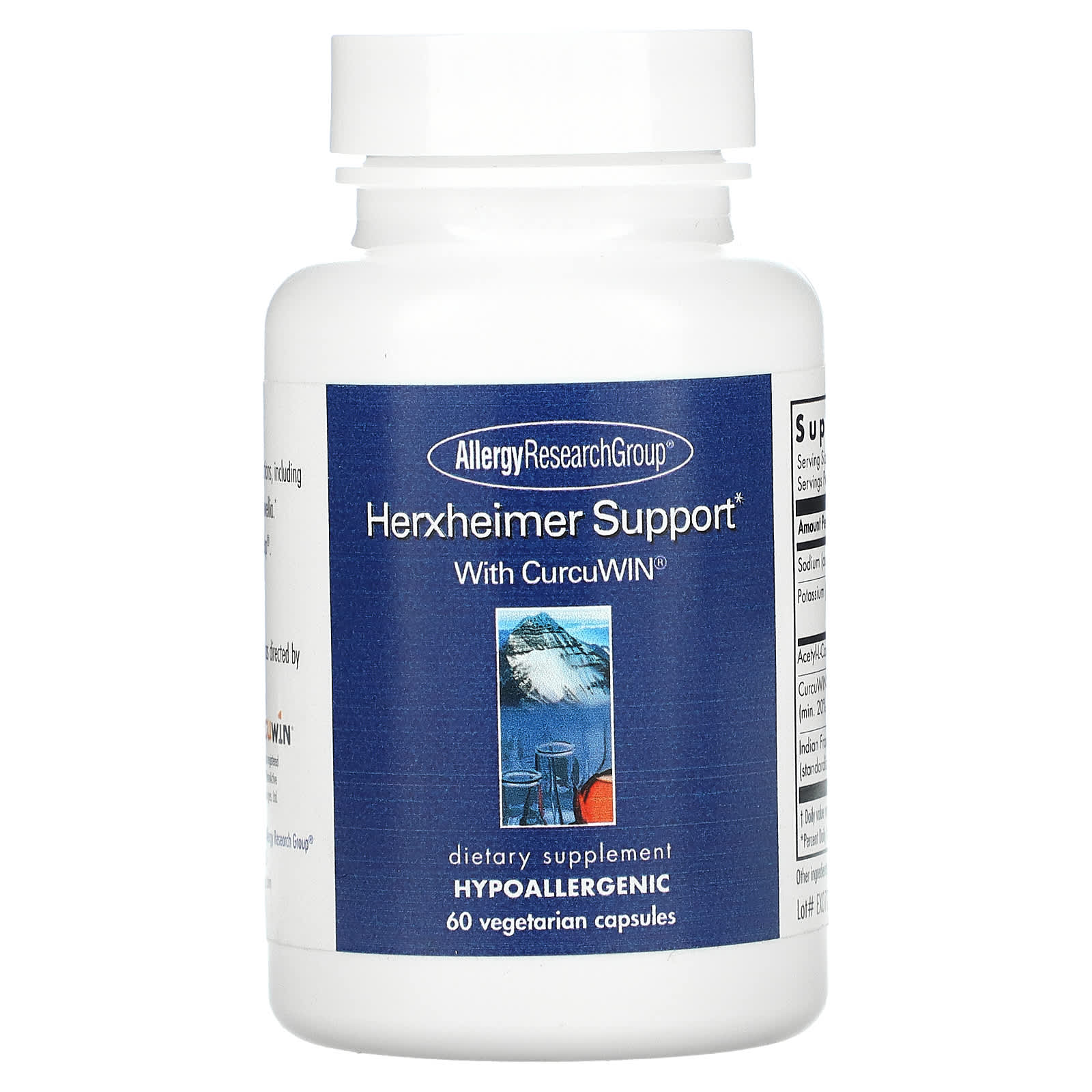 Allergy Research Group-Herxheimer Support-60 Vegetarian Capsules