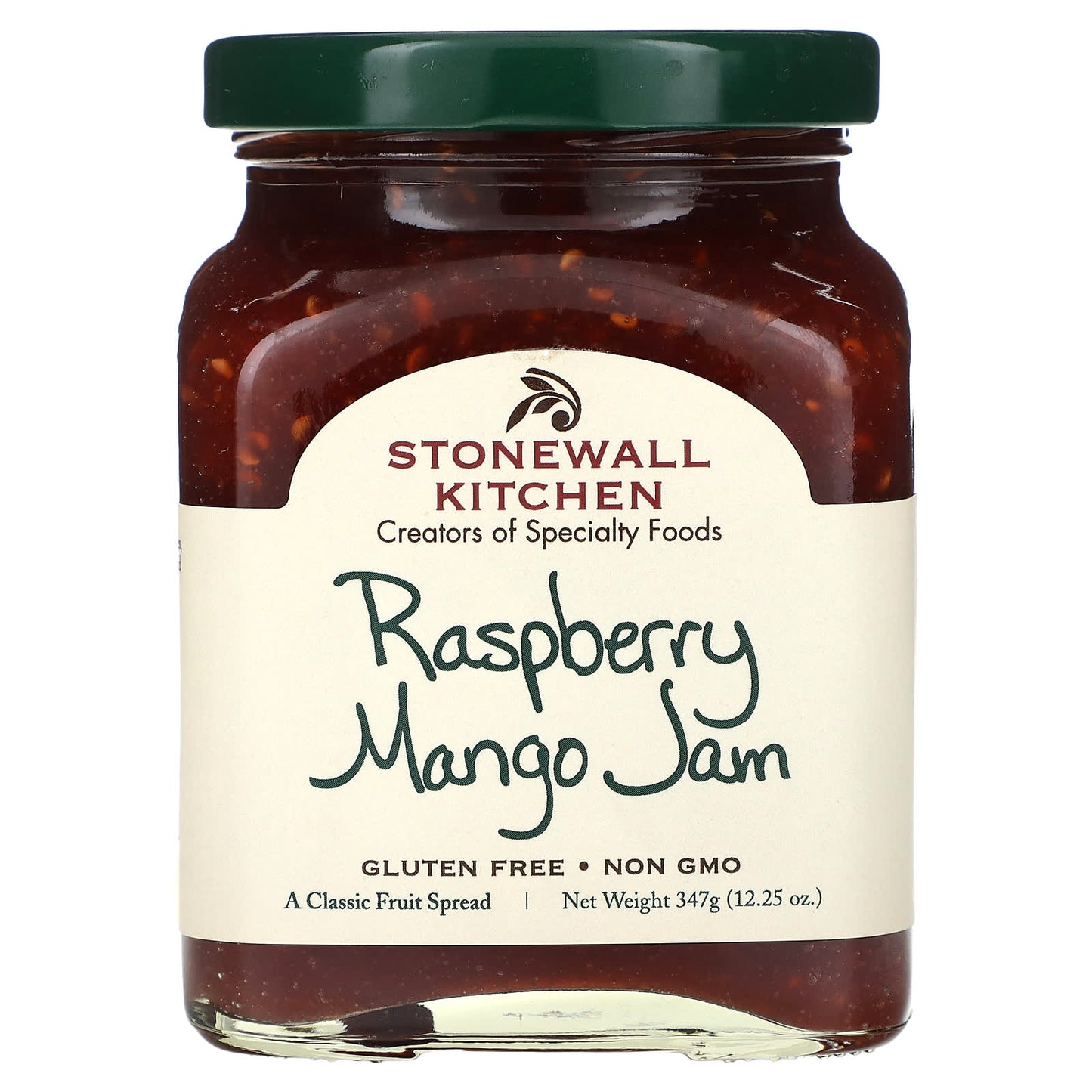 Stonewall Kitchen-Raspberry Mango Jam-12.25 oz (347 g)