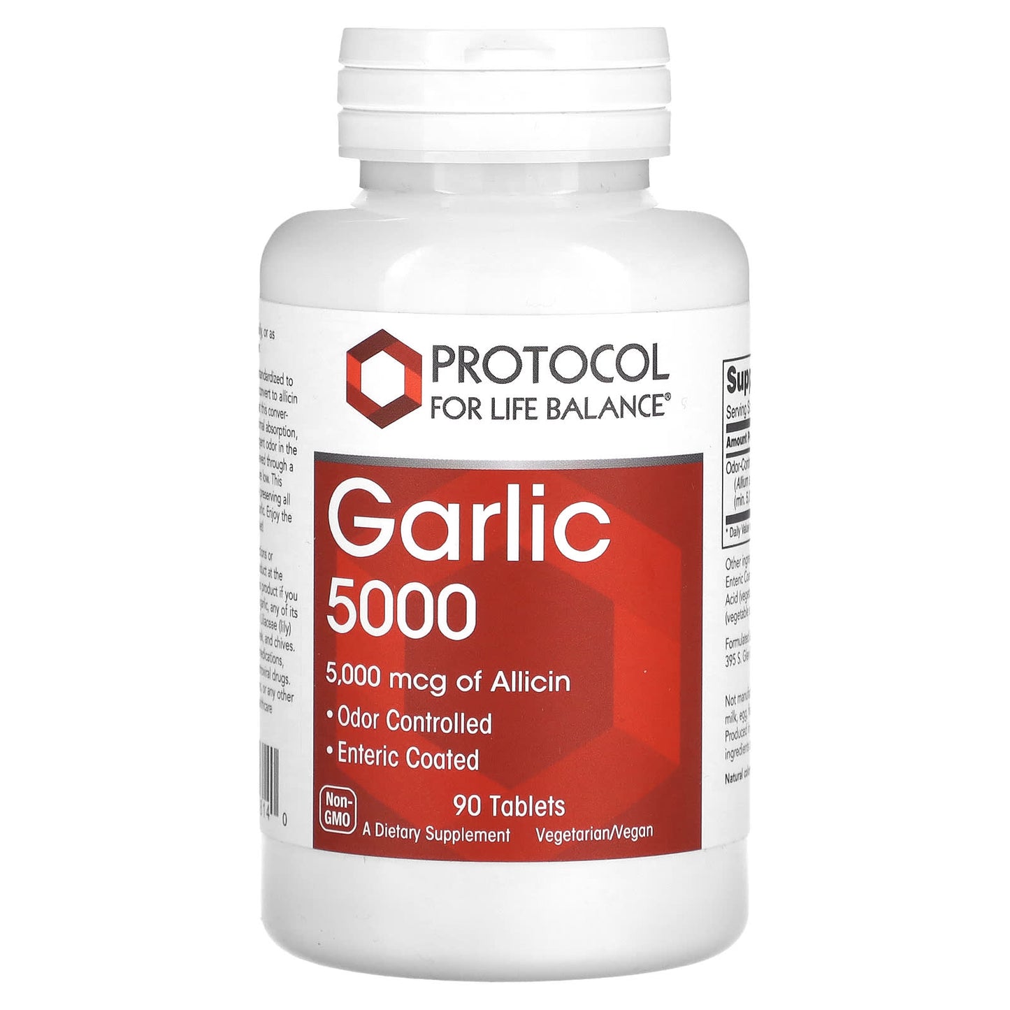 Protocol for Life Balance-Garlic 5000-5,000 mcg-90 Tablets