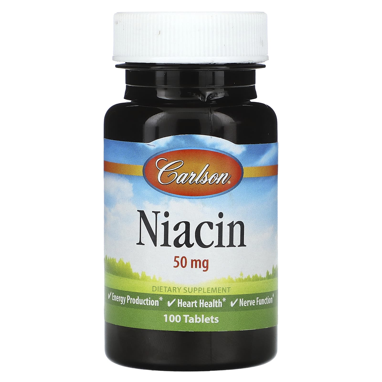 Carlson-Niacin-50 mg -100 Tablets