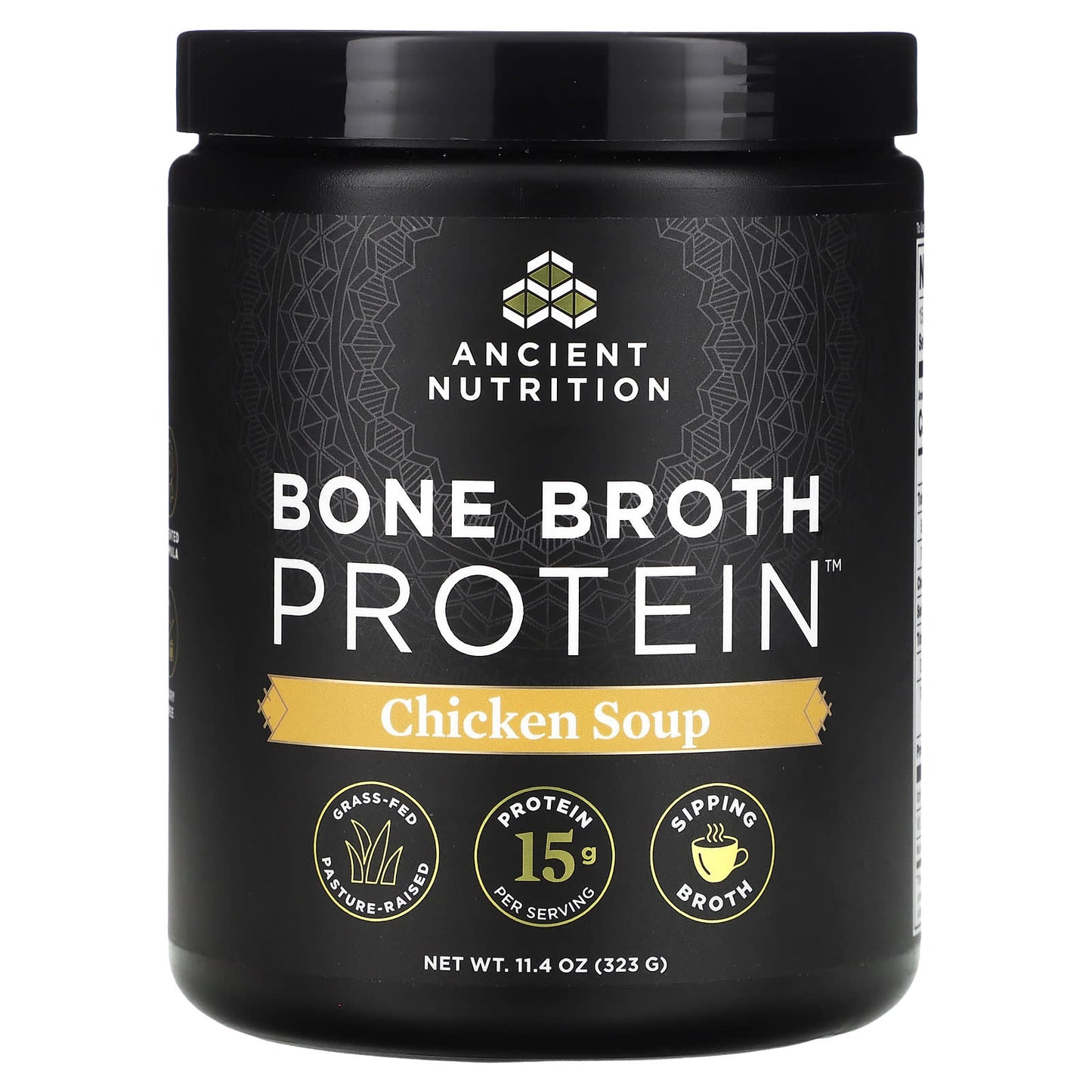 Ancient Nutrition-Bone Broth Protein-Chicken Soup-11.4 oz (323 g)