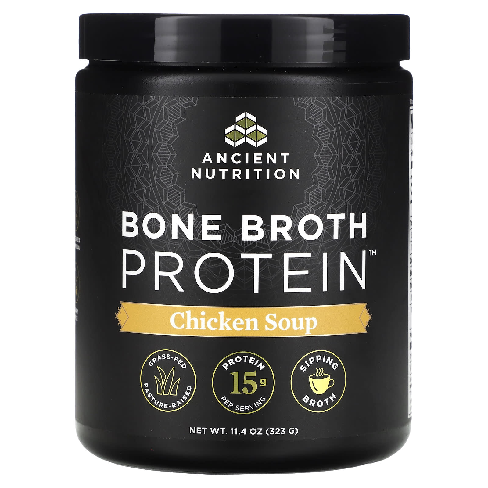 Ancient Nutrition-Bone Broth Protein-Chicken Soup-11.4 oz (323 g)