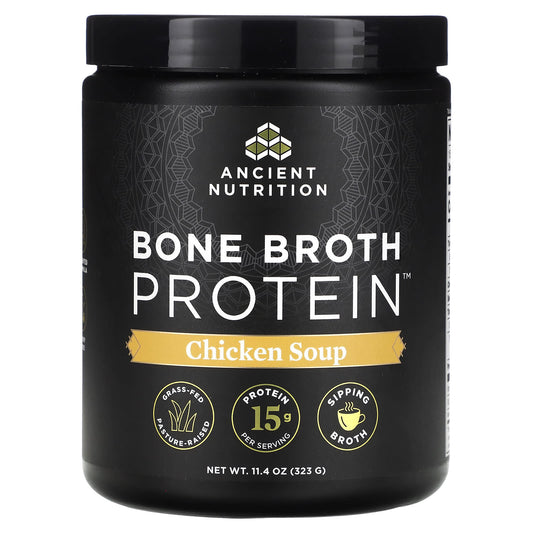 Ancient Nutrition-Bone Broth Protein-Chicken Soup-11.4 oz (323 g)