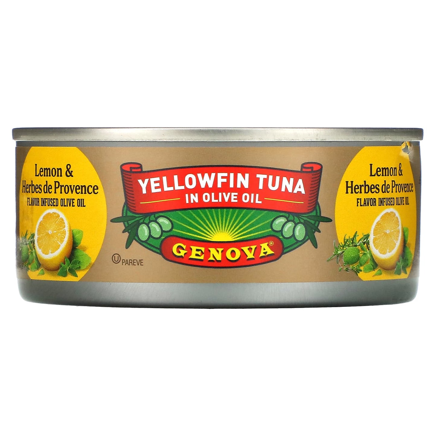 Genova-Yellowfin Tuna In Olive Oil-Lemon & Herbes De Provence-5 oz (142 g)