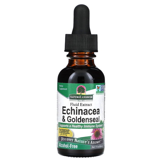 Nature's Answer-Echinacea & Goldenseal- Alcohol-Free-1 fl oz (30 ml)