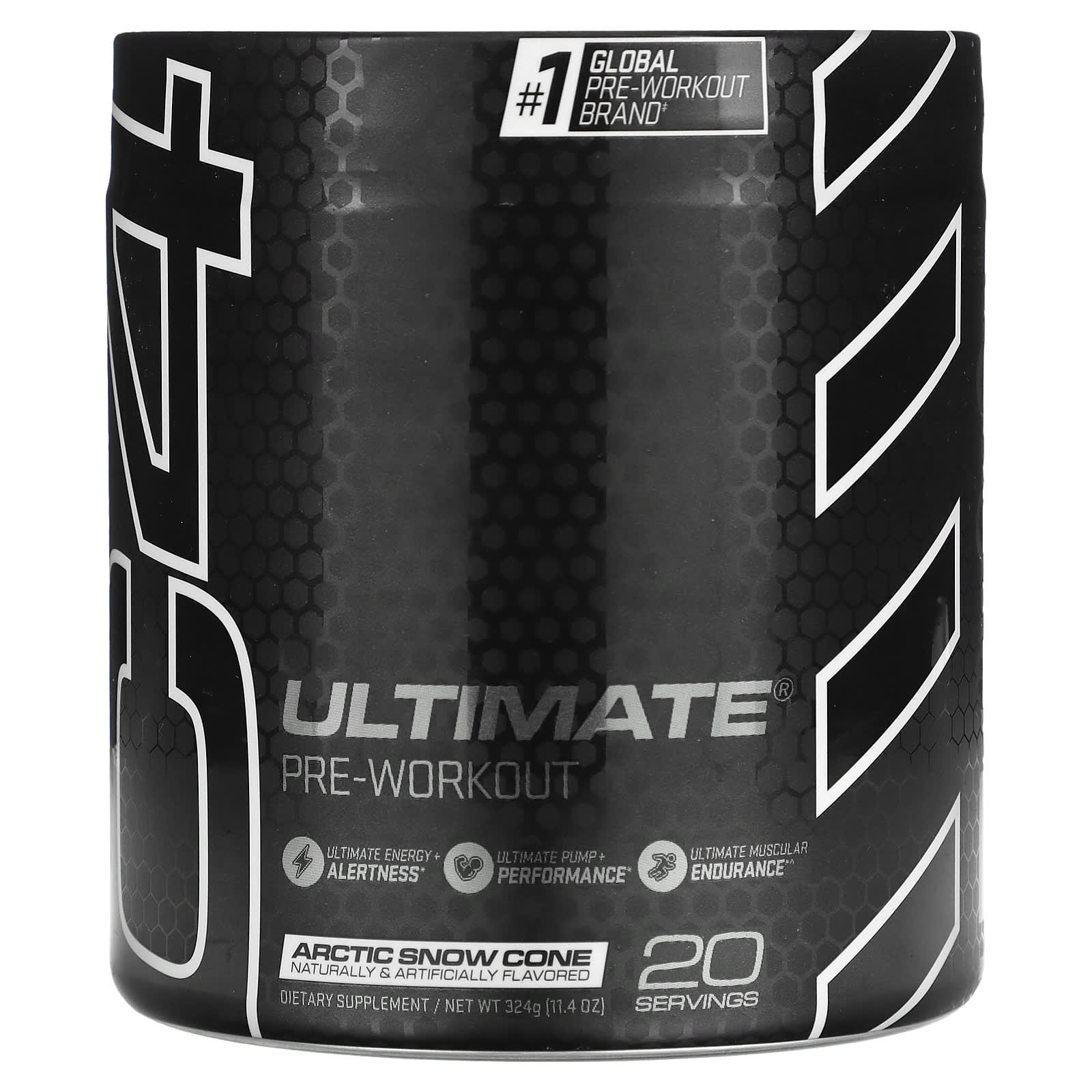 Cellucor-C4 Ultimate-Pre-Workout-Arctic Snow Cone-11.4 oz (324 g)