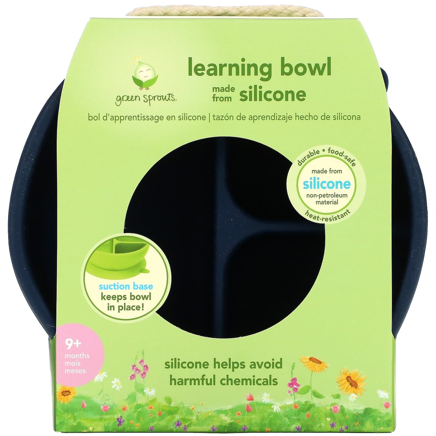 Green Sprouts-Learning Bowl-9+ Months-Navy-1 Bowl