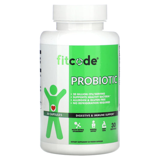 fitcode-Probiotic-30 Veggie Capsules