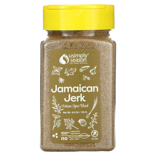 USimplySeason-Artisan Spice Blend-Jamaican Jerk-4.8 oz (135 g)