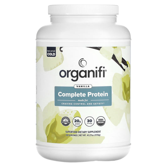 Organifi-Complete Protein-Vanilla-41.27 oz (1,170 g)