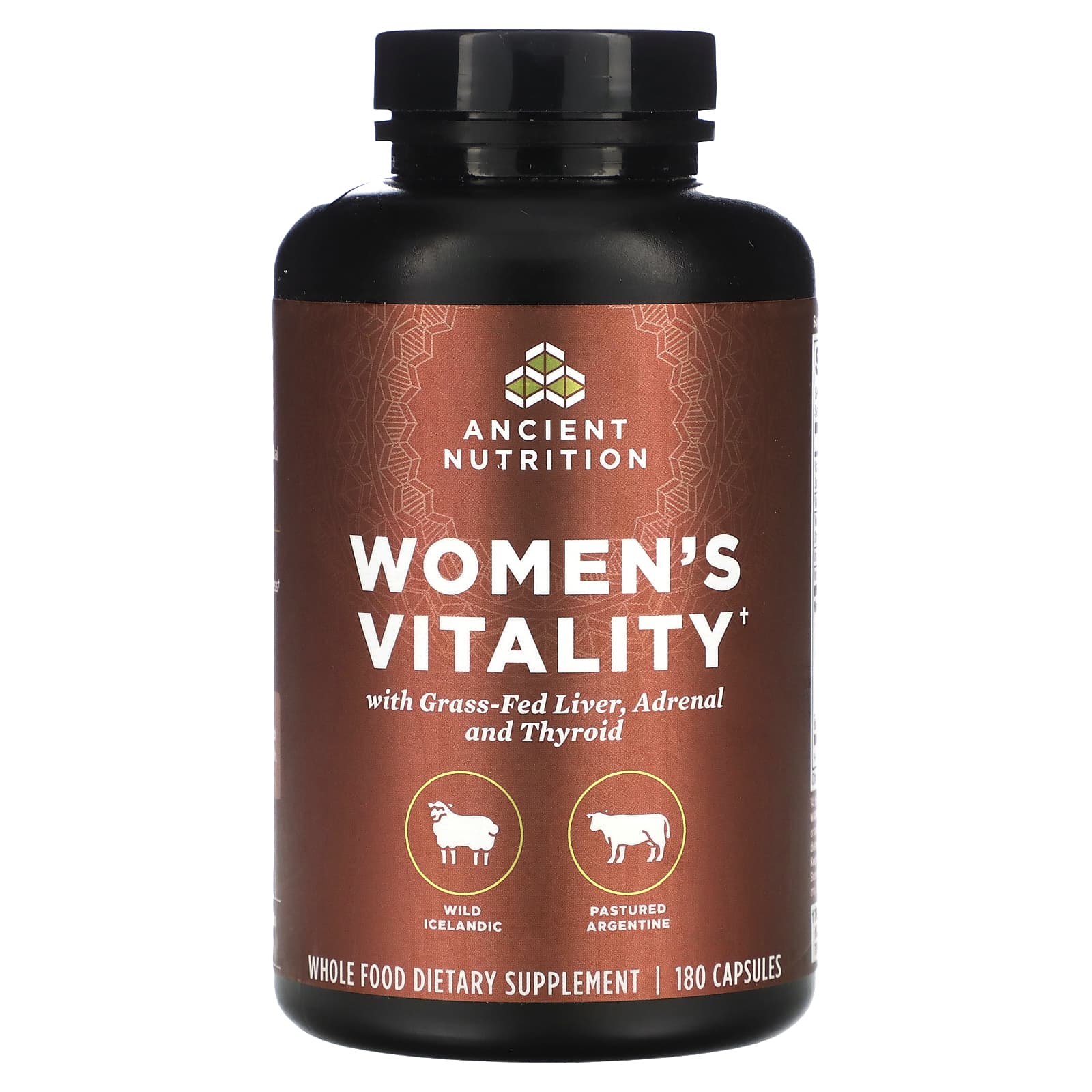 Ancient Nutrition-Women's Vitality-180 Capsules