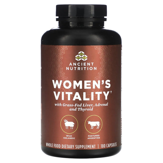 Ancient Nutrition-Women's Vitality-180 Capsules