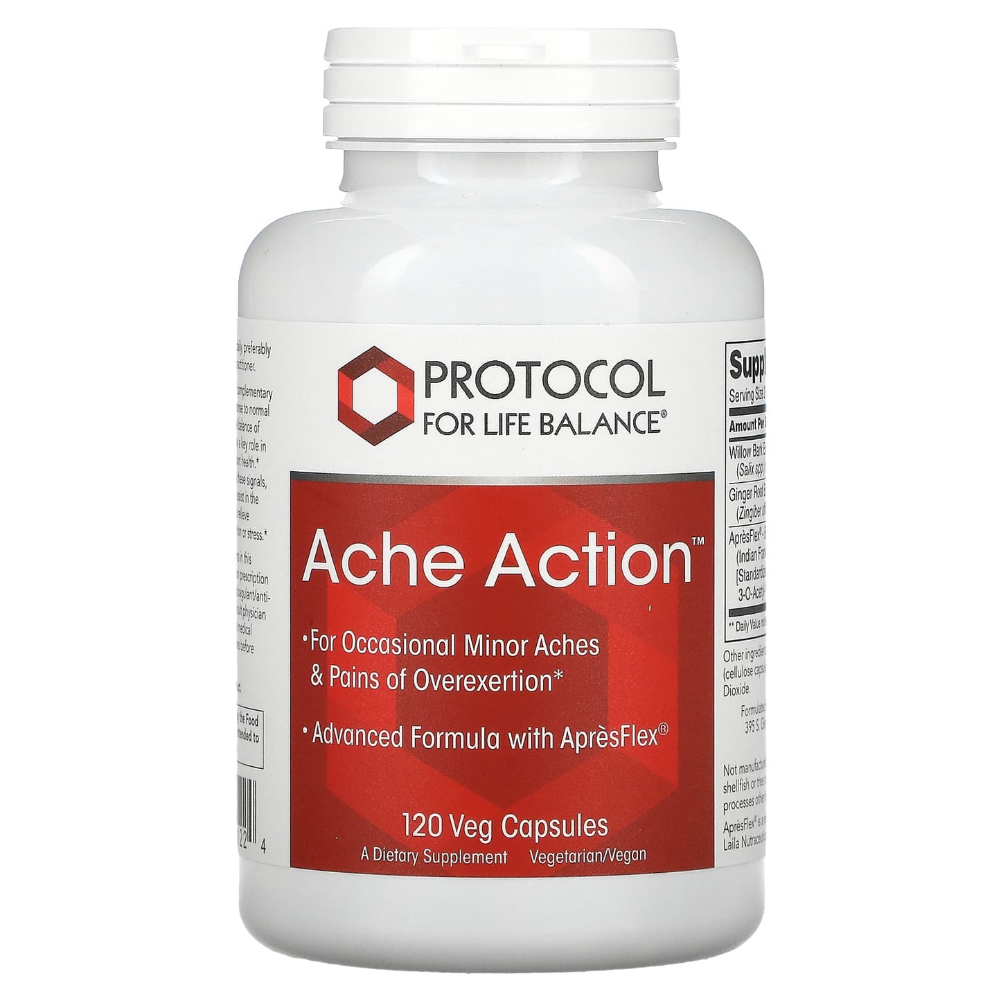 Protocol for Life Balance-Ache Action-120 Veg Capsules