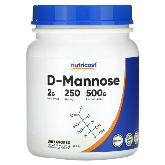 Nutricost-D-Mannose-Unflavored-17.9 oz (500 g)