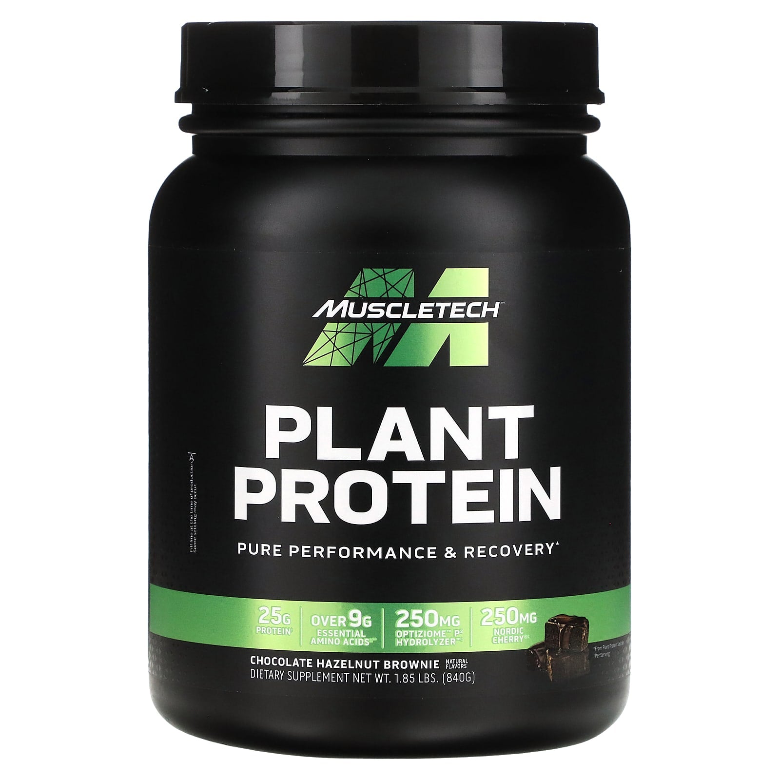 MuscleTech-Plant Protein-Chocolate Hazelnut Brownie-1.85 lb (840 g)