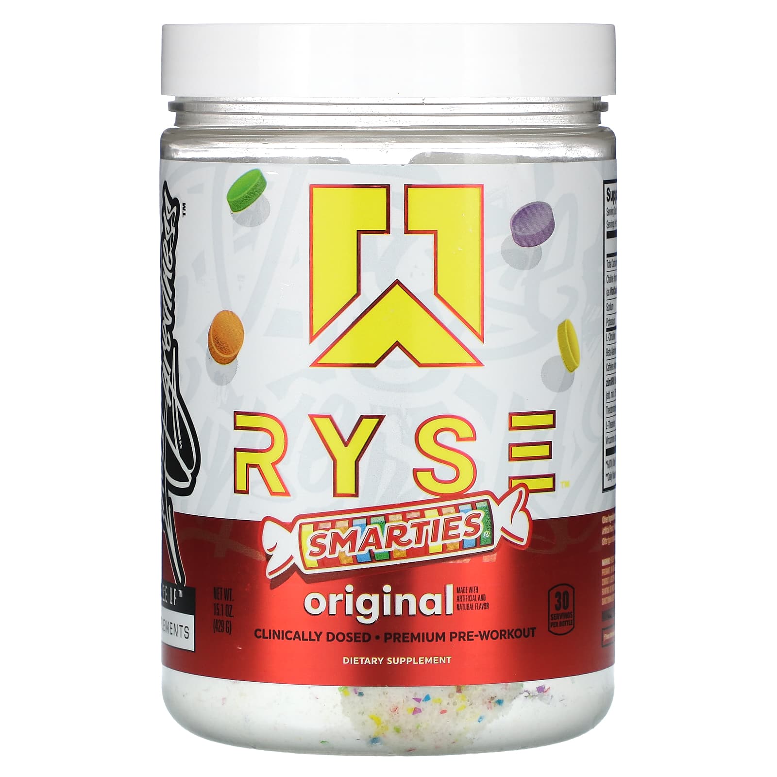 RYSE-Premium Pre-Workout-Smarties-Original-15.1 oz (429 g)