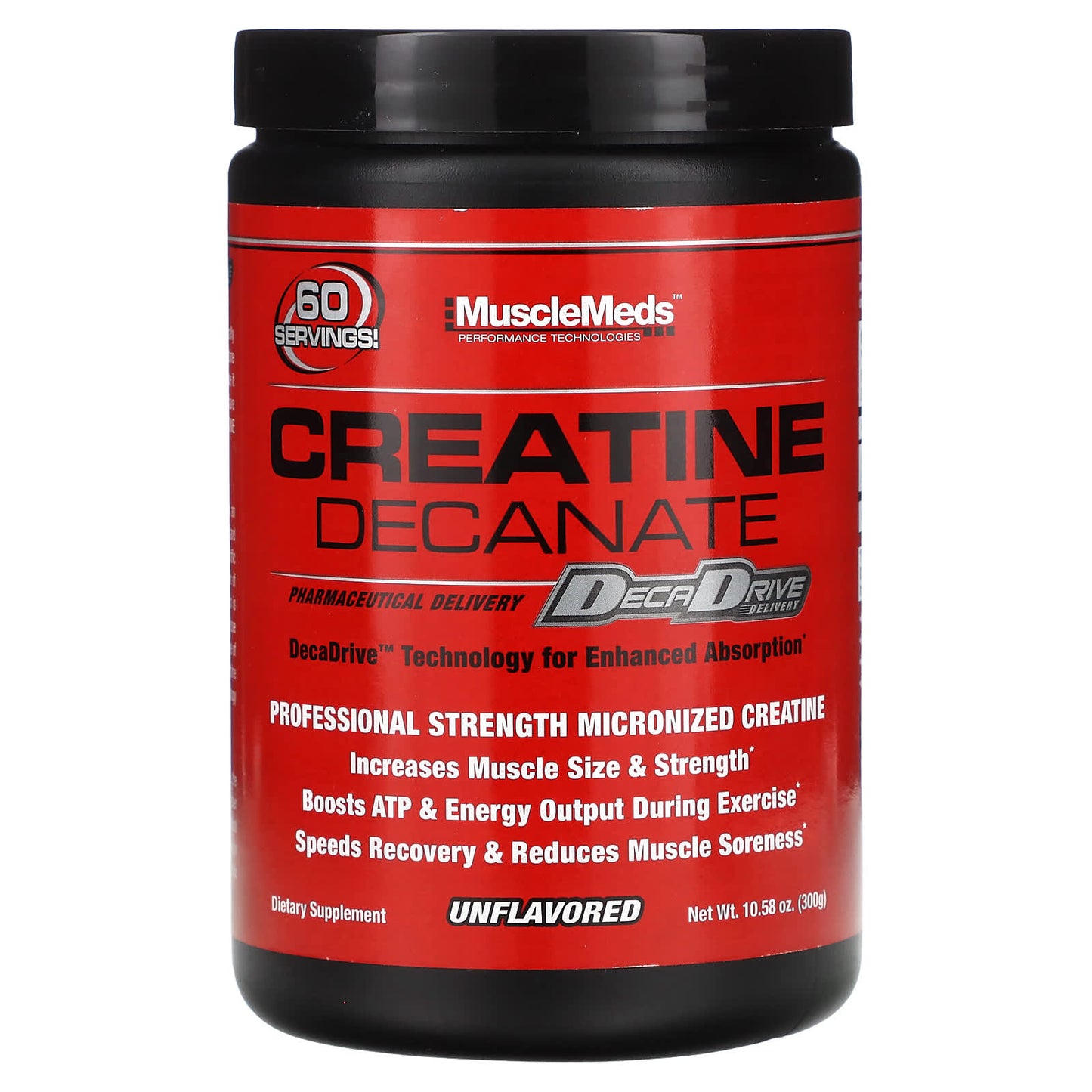 MuscleMeds-Creatine Decanate-Unflavored-10.58 oz (300 g)