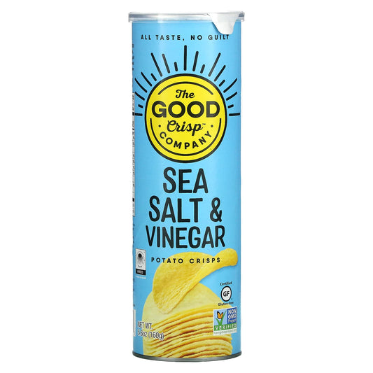 The Good Crisp Company-Potato Crisps-Sea Salt & Vinegar-5.6 oz (160 g)