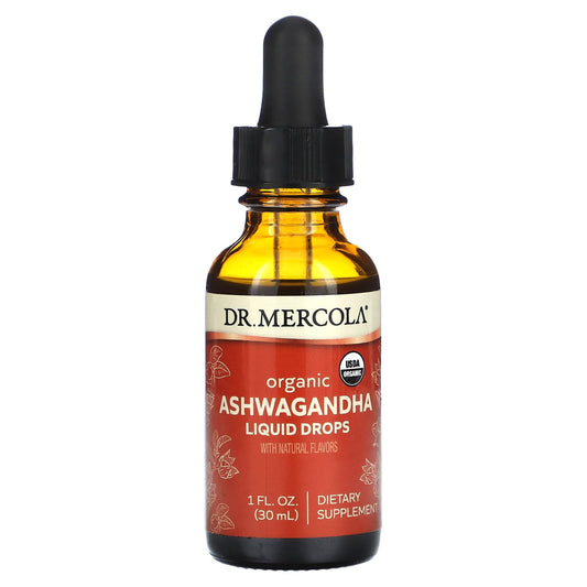 Dr. Mercola-Organic Ashwagandha Liquid Drops-1 fl oz (30 ml)