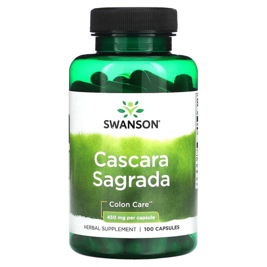 Swanson-Cascara Sagrada-450 mg-100 Capsules