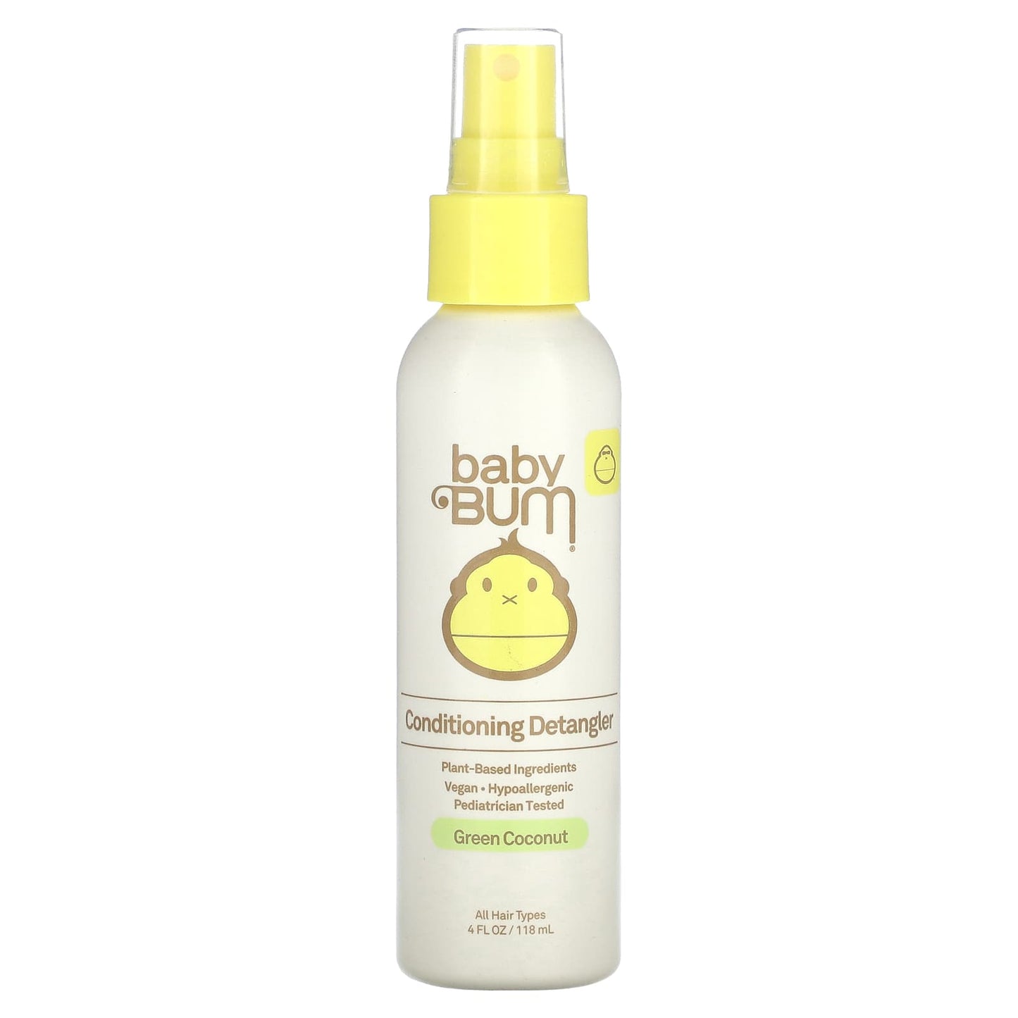 Sun Bum-Baby-Conditioning Detangler-Green Coconut-4 fl oz (118 ml)