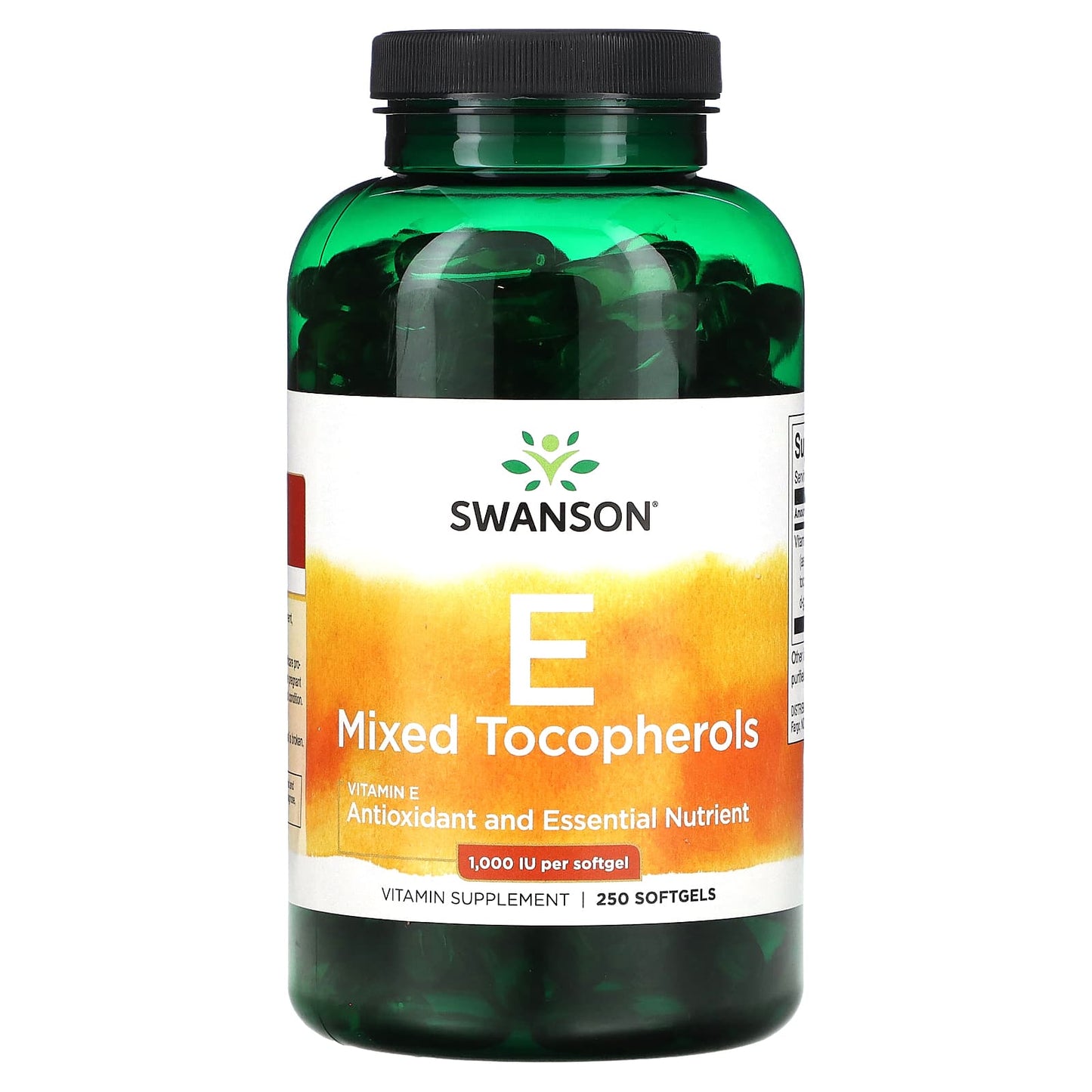 Swanson-Vitamin E Mixed Tocopherols-1,000 IU-250 Softgels