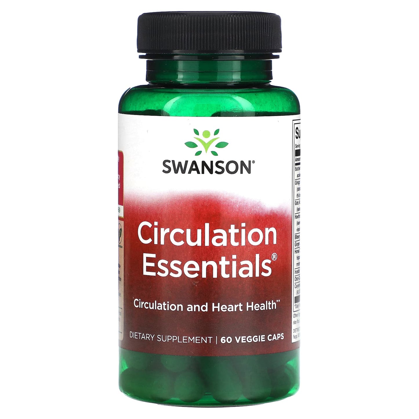 Swanson-Circulation Essentials-60 Veggie Caps