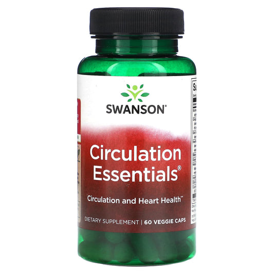 Swanson-Circulation Essentials-60 Veggie Caps