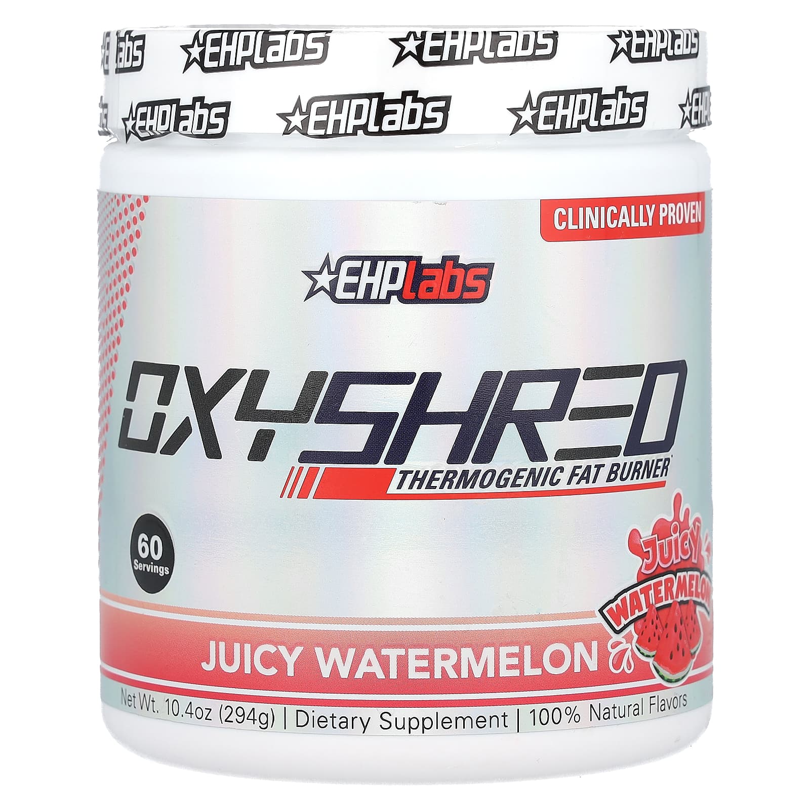 EHPlabs-OxyShred-Thermionic Fat Burner-Juicy Watermelon-10.4 oz (294 g)