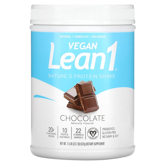 Lean1-Nature's Protein Shake-Chocolate-1.5 lb (672 g)