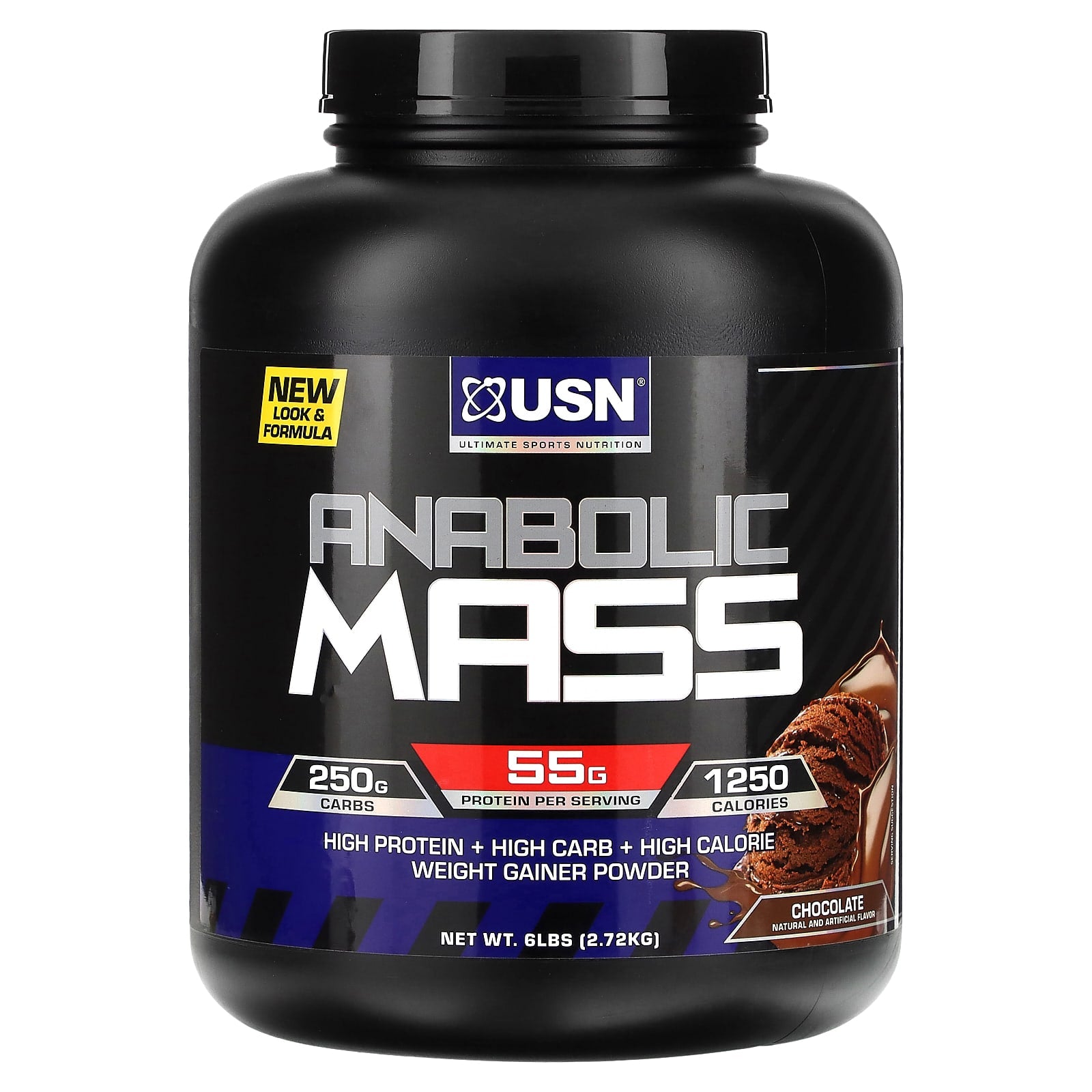 USN-Anabolic Mass-Chocolate-6 lbs (2.72 kg)