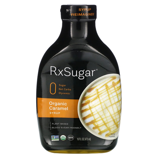 RxSugar-Organic Caramel Syrup-16 fl oz (473 ml)